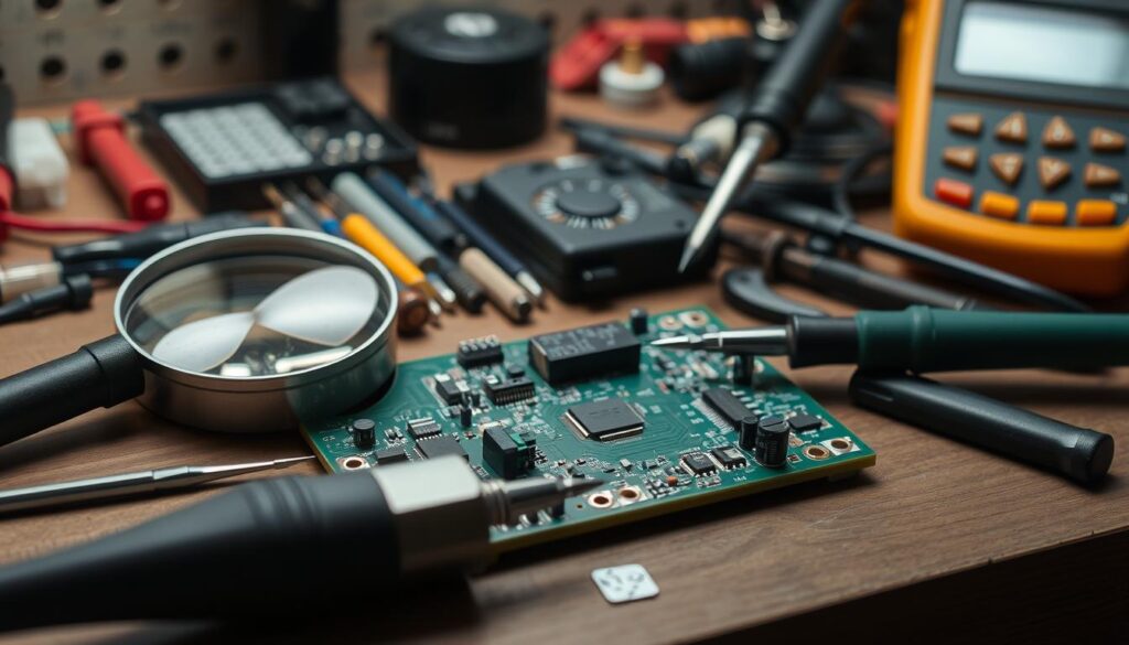 équipements de réparation de puces électroniques